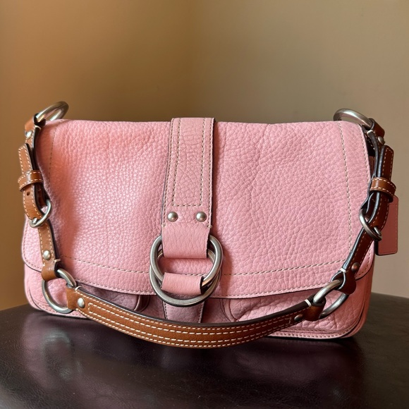 Coach Handbags - RARE Y2K Coach Chelsea Legacy Pebbled Leather Shoulder Bag